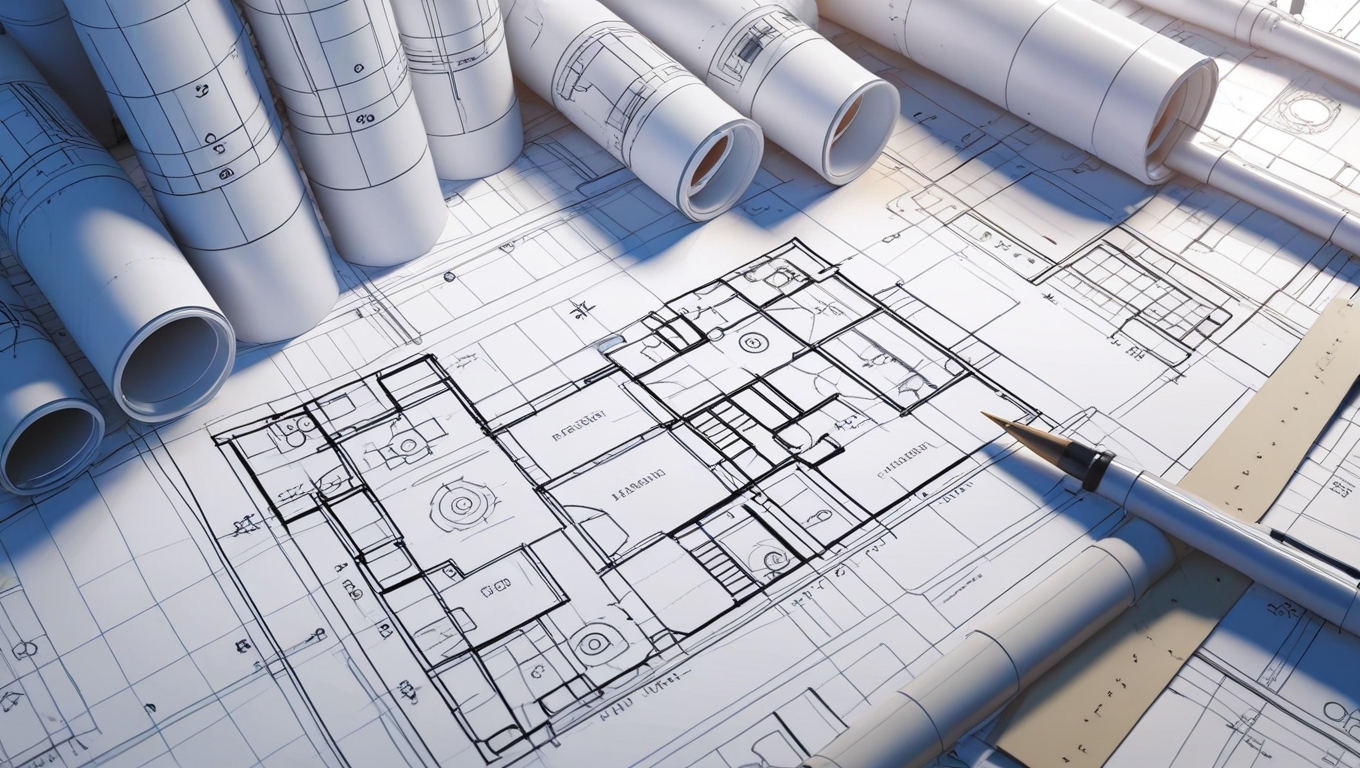 Architectural blueprints and master planning